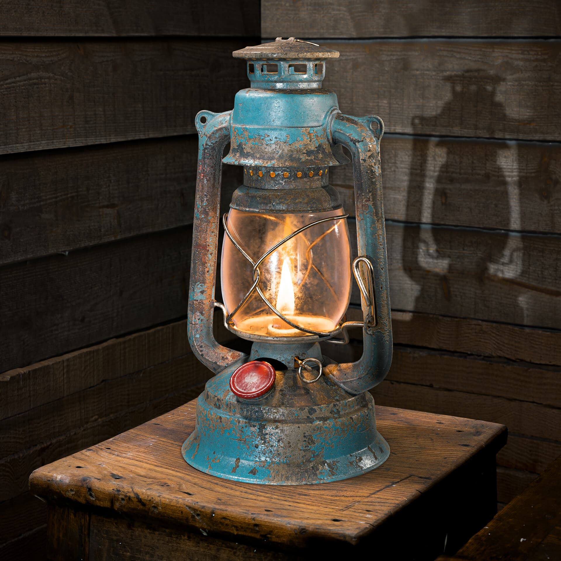 Rusty Oil Lamp