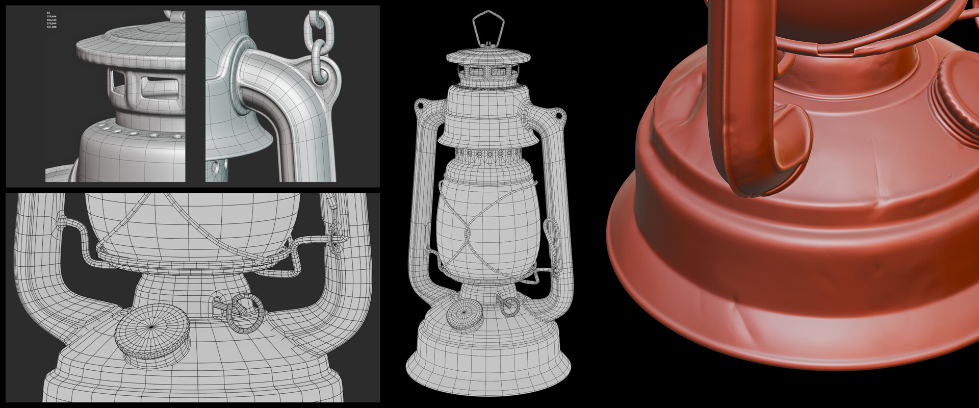 Rusty Oil Lamp image 1